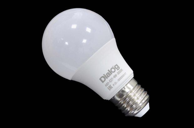Лампа светодиодная Dialog A60-9W-E27-3000K