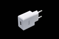 Сетевое зарядное устройство Hoco C106A 1USB, 2.1А,  белое