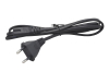 Шнур сетевой с вилкой TD-2729 2pin 1.5м черный