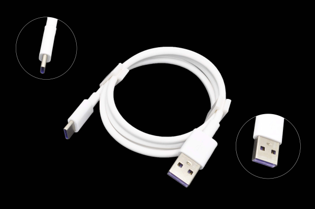 20845 Кабель USB-Type-C, 5A, QC3.0