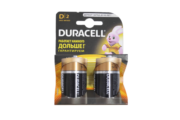 Duracell LR20-2BL батарейка (блистер)