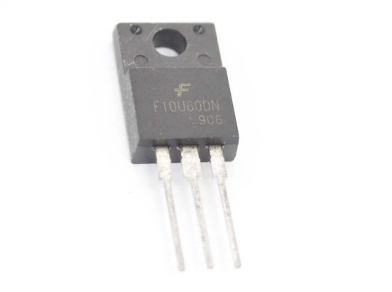 FFPF10U60DN (600V, 10A, 90ns) TO220F общий катод Диод