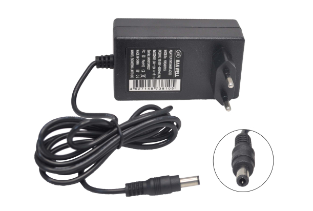 Блок питания 220V/24V 1.5A Manwell YW240V015 (5.5x2.5) импульсный (адаптер)