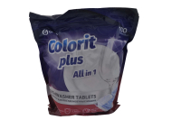 Таблетки для посудомоечной машины Colorit Plus All in1 100шт.