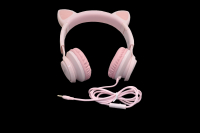 Наушники Hoco W36 Cat (розовые)