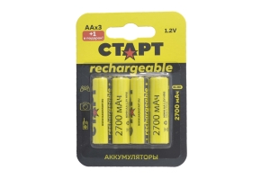 Старт HR6-4BL 2700mA (AA) Аккумулятор (за 1 шт.)