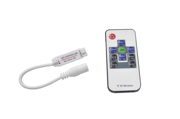 Контроллер для светодиодной ленты RGB с ПДУ 12V 3A