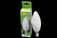 Лампа светодиодная GP LED C37-7W-E14-40K-2CRB1