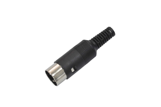 Разъем DIN 5-pin "шт" пластик на кабель 1-360