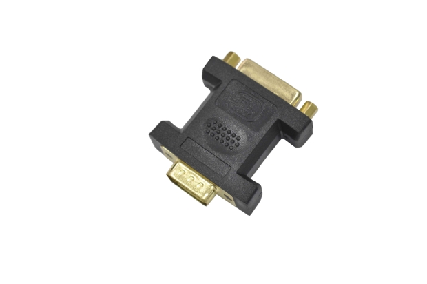 Переходник VGA "шт" - DVI-D "гн" gold 5-884G