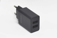 Сетевое зарядное устройство Fumiko CH13 2USB, 2.4A, черное