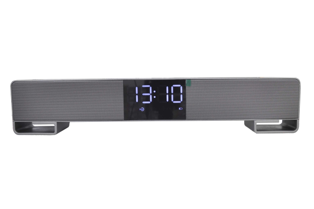 23776 Колонка беспроводная Qumo SkyLine BT0021, BT4.2 10Wx2 speaker silver