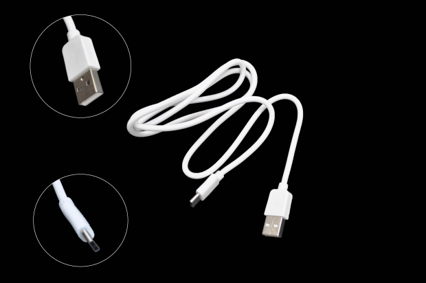Шнур USB 2.0 AM > CM 1.0м белый 5-933WH