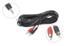 Шнур 3.5mm "шт" стерео - 2 x RCA "шт"  5.0м 17-4205