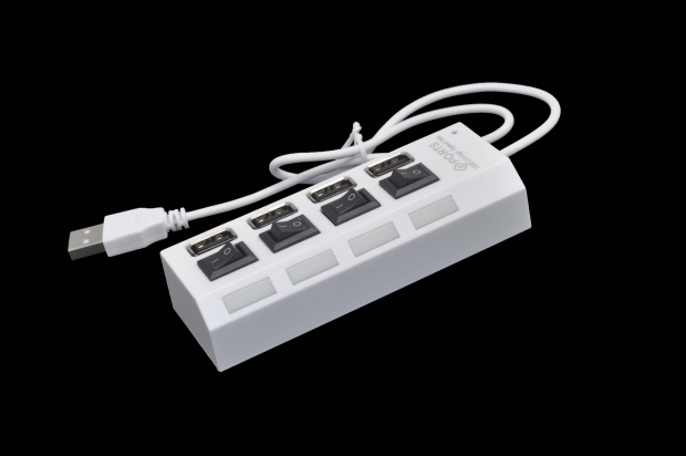 USB разветвитель SmartBuy 4USB белый SBHA-7204-W