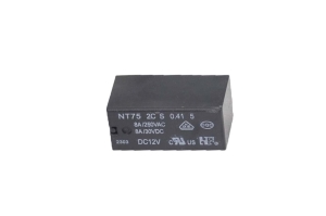 Реле NT75-2C-S-8-DC12V-0.41 Катушка 12V, две группы (2C), 8А 28.5х12.4х15.5