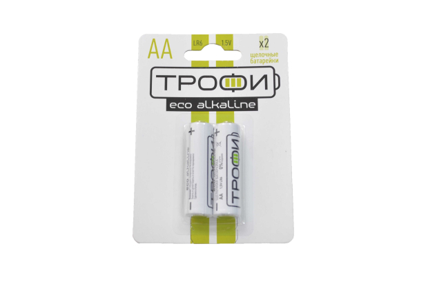Трофи LR6-2BL Eco (AA) батарейка