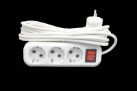 860475 Удлинитель 1-2 SALE 220V/16A 3 розетки 5м (с выкл. и заземлением)