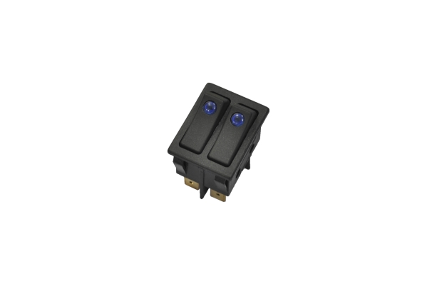 Переключатель Sc-797 (RWB-511) On-Off синий 250V 15A (6c)