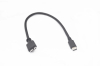 Шнур USB Type-C > micro USB 0.3м (для подключения внешнего жесткого диска) (113079)
