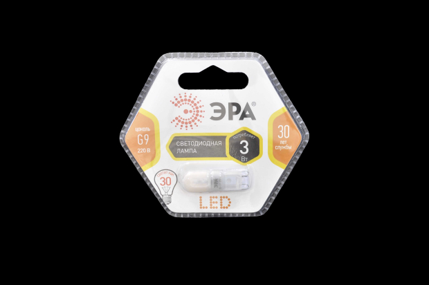 Лампа светодиодная Эра LED smd JCD-3W-360-827-G9