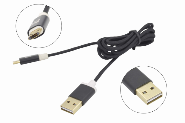 51022 Кабель ACD-Style microUSB 2.0 AM-USB-A, ACD-U913-M2B, 1.0м черный