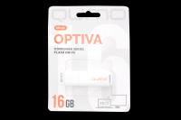 17692 Флэш Qumo 16Gb USB 2.0 Optiva 01 (белый)