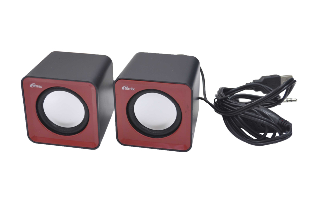 0519743 Колонки 2.0 Ritmix SP-2020 black-red
