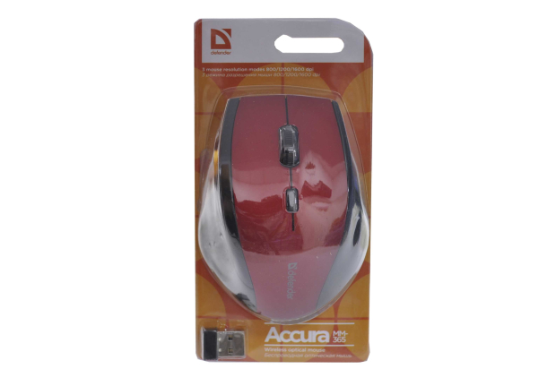 0607760 Мышь USB Defender Accura MM-365 red