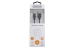 22470 Кабель Qumo type-C 1м. USB 2.0, 5B 2A, 10W оплетка черный