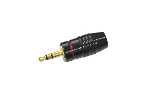 Разъем аудио 3.5mm "шт" стерео металл gold 1-059G