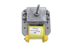 RE-01WT52 Двигатель (мотор) вентилятора (YZF-052) 220V, 8W для холодильника Samsung (шток D4mm, L38mm)