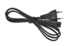 Шнур сетевой для быт.техники 1м 2x0.75 черный AC-150