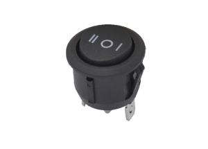 Переключатель RS-103-8C On-Off-On 250V 6A черный (3c)