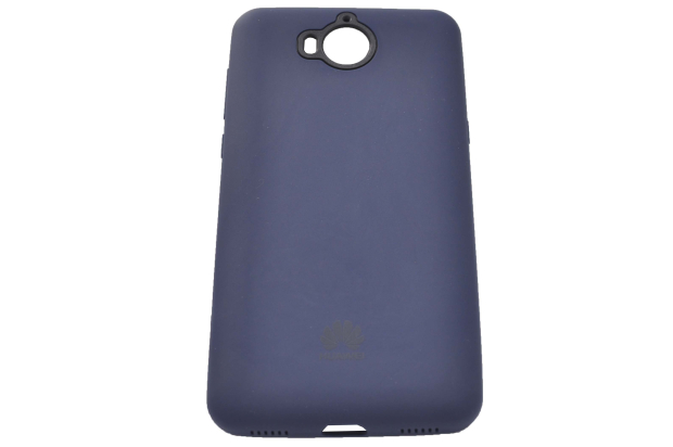 16090 Чехол Silicone case для Huawei Y5(2017), синий