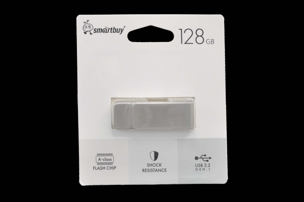 Флэш 128Gb USB3.2 Smart Buy M1 Metal Grey