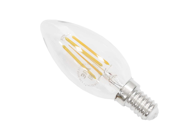 Лампа светодиодная Эра F-LED B35-5W-827-E14