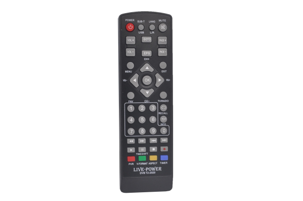 DVB-T2-2020 LivePower Пульт ДУ