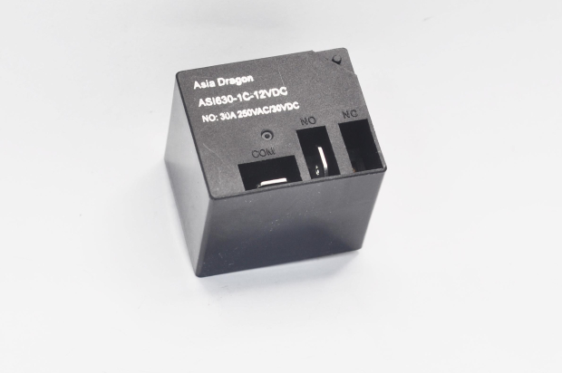 Реле JQX-16F (ASI630-1C-12VDC) Катушка 12V, одна группа (1C), 30А 32,5х27,5х20