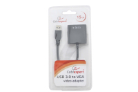 Видеоадаптер (конвертер) USB 3.0 - VGA Cabelexpert черный