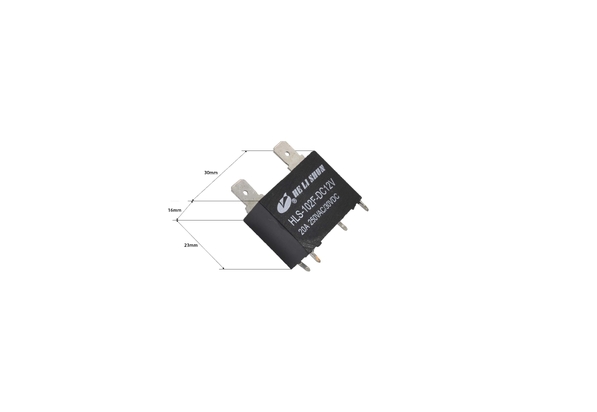 Реле HLS-102F Катушка 12V, одна группа, 20А 30,5х23,5х16