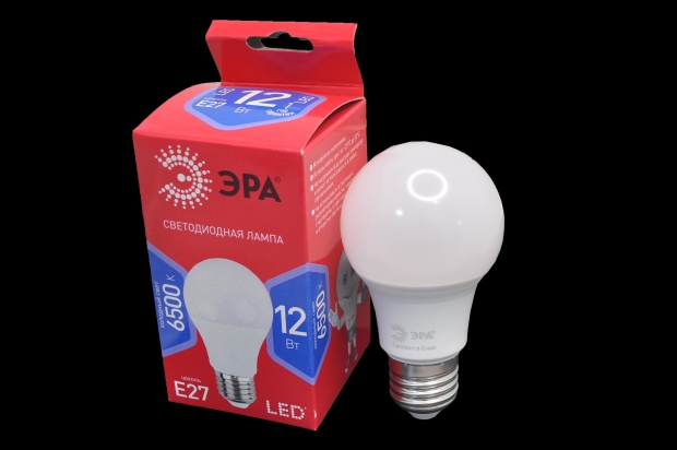 Лампа светодиодная Эра RED LINE LED A60-12W-865-E27