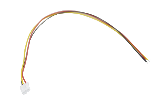 Разъем 1007 3-pin с кабелем 0,30м AWG26 (красный+черный+желтый)