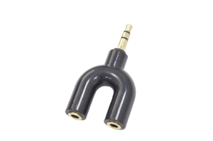 Переходник 3.5mm "шт" стерео - 2x3.5mm "гн" стерео TS-3304