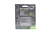 31419 Карта памяти Qumo microSDXC 64Gb Class10 без адаптера (черно-зеленый)