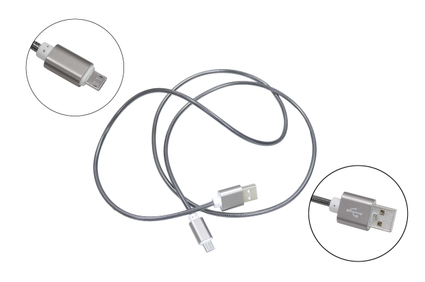 ШНУР USB 2.0 AM > microB 1.0M LGJS-V8 (металл)