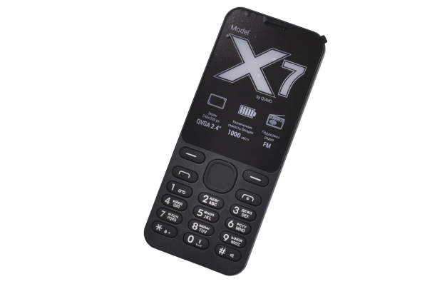 22054 Мобильный телефон Qumo Push X7 black