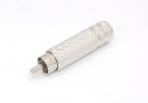 Переходник RCA "шт" - 6.3mm "гн" моно металл 2-254