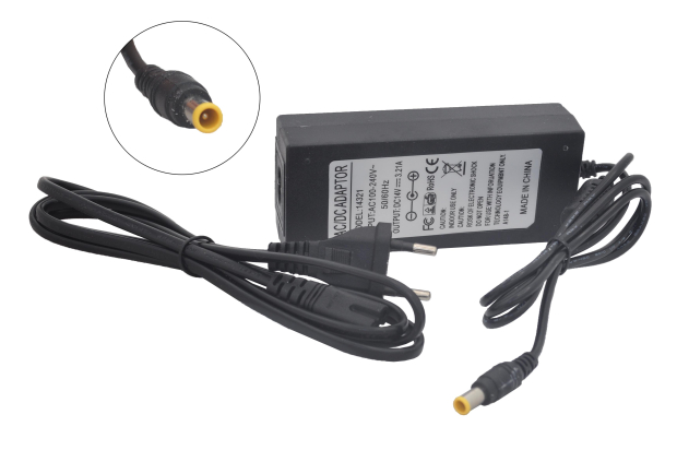 Блок питания 220V/14V 3,21A №14321 (6.5x4.4 центр штырь) импульсный (адаптер)