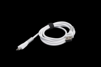 Шнур USB 2.0 AM > USB type-C 1.0м белый (силикон) MR-49 5.0A (A)